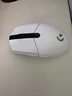 罗技（G）G304 LIGHTSPEED无线鼠标 游戏鼠标 轻质便携 绝地求生FPS鼠标英雄联盟LOL吃鸡 生日礼物 白色 实拍图