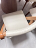 源氏木语儿童家具实木学习椅多功能可调节儿童座椅学生写字简约小户型家用软包椅子 【有机皮-乳白色】0.44米椅 实拍图