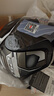 LS2新款摩托车头盔四分三盔电动助力车四季大尾翼大码男女半盔OF608 黑灰银幻影 2XL(建议59-60CM) 实拍图