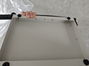 得力A4钢质切纸机 手动切纸刀裁纸刀裁纸机铡刀金属钢制照片裁剪相片割纸办公家用小型300×250mm 8014 实拍图
