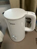 美的（Midea）电热水壶烧水壶自动断电长效保温一体恒温壶食品304不锈钢 1500W快速加热1.5升 SH15X301 实拍图