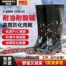 胜丽（SHENGLI）雨鞋高筒防水鞋户外雨天耐磨胶鞋不易滑雨靴黑色42码 1双 实拍图