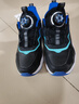 安踏儿童运动鞋男女童跑步鞋秋冬季网革旋钮扣犟弹科技学生赤焰跑鞋 【男革面】黑/蓝/绿5523N-2 36 脚长约23cm 实拍图