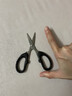 【全网热销】强力剪刀家用皮革剪工业剪厨房剪肌骨鸡骨剪文具剪刀 【小号】家用剪刀12cmX6cm 2个装 实拍图