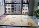 乐缔婴儿爬行垫XPE宝宝折叠爬爬垫儿童包边双面厚地垫200*180*2CM-YD 实拍图