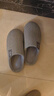 洁丽雅家居棉拖鞋男士2025新款家用秋冬季室内保暖大码抗菌防臭拖鞋女冬 浅灰 【99%抗菌 二代升级】 46-47 【适合45-46码】 实拍图