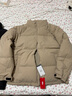 京东京造羽绒服25秋冬新款立领加绒加厚面包服短款羽绒外套 卡其色 2XL 实拍图