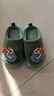 猪爸爸儿童拖棉鞋秋冬季室内男童亲子女童可爱家居保暖宝宝棉拖绿色230 实拍图