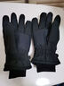 目丸保暖手套男女户外冬天骑行防寒风加绒厚触屏女防水冬季棉滑雪手套 9#深灰色 深度暖手套-男款 实拍图