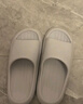 朴西新款EVA踩屎感厚底拖鞋女士居家室内情侣拖鞋男 净水色 39-40 实拍图