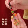 小雕匠好柿花生编织扣汽车书包挂件精致高级钥匙环扣美好祝福平安挂饰朋友同学生日礼物教师节送老师纪念 实拍图