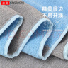 金号（KING SHORE）纯棉浴巾A类加大加厚家用柔软吸水单条装 蓝色180*80cm 600g/条 实拍图