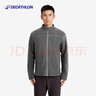 迪卡侬（DECATHLON）保暖户外抓绒衣外套男女运动宽松秋摇粒绒外套冲锋衣内胆 男款-全拉链-深灰色 XL 实拍图