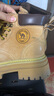 骆驼（CAMEL）大黄靴女时髦擦色粗跟户外工装秋马丁靴 L24W076611 土黄(5孔) 37 实拍图