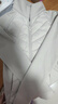 UR2025秋季新款女装休闲简约绗缝收腰羽绒服外套UWM150038 浅灰 S 实拍图