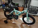 阿米达儿童自行车脚踏车男女孩2-3-6-8-10岁宝宝单车小学生童车生日礼物 时尚绿 【普通轮+护具+大礼包】 14寸适合身高95-115cm 实拍图