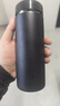 米家 保温杯 316不锈钢水杯 男女士杯子 大容量茶杯便携 350ml黑色 实拍图