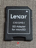 雷克沙（Lexar）256GB TF（MicroSD）存储卡 V30 A2 读160MB/s 游戏机平板行车监控录像内存卡 4K超清拍摄（BLUE） 实拍图