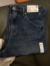 优衣库女装男装宽松廓形牛仔裤/弯刀镰刀裤子25秋冬新款479000 67 海蓝色 27 /160/68A 实拍图