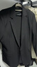 戈赛亚Gesaiya品牌小西装女2025年春秋冬季长袖职业装套装正式商务正装 黑色外套+裤子+白衬衫 4XL （140-150斤） 实拍图