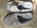 京东京造【厚底防滑】棉拖鞋男士冬季室内居家毛拖保暖全包深灰色44-45 实拍图