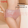 古今【全网已售50W+】女士高腰内裤收腹氨棉蕾丝性感透气提臀三角小裤 浅紫色 【 1条 2XL 175 /100 实拍图