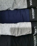 浪莎男士内裤男纯棉10A抗菌平角裤透气中腰男式四角裤男生裤头4条装 实拍图