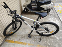 喜德盛（xds）山地自行车黑客350/旭日310 X6铝合金车架21速变速机械碟刹 黑客350白灰色17寸（25款） 实拍图