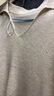 优衣库女装可机洗罗纹半开领针织衫/毛衣25秋冬新款480414 30 浅米色 3XL 实拍图