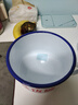 老式搪瓷碗学生宿舍泡面碗加厚超大容量家用复古风带盖带把柄饭缸 铁饭碗（泡面碗） 1600ml 实拍图
