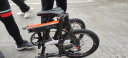 SAVA 萨瓦碳纤维喜玛诺变速折叠车自行车男女成人学生折叠自行车 Z1 9速黑橙色 20英寸 晒单实拍图