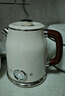 美的（Midea）艺术家电热水壶  烧水壶自动断电保温一体  1.6L大容量电热水壶 316L不锈钢恒温壶 精准控温 63-Q 实拍图