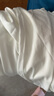 【轻奢缎面衬衣】2025新款女士洋气衬衫法式醋酸高级感上衣 白色 暗扣（醋酸纺缎面） 长袖 2XL 建议【131-140】斤 实拍图