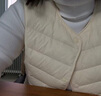 雪中飞经典新款基础舒适轻薄羽绒便捷短款保暖羽绒小马甲轻盈便携舒适 黎蔓卡其|7202-女 M 165/88A 实拍图