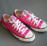 匡威（Converse）All Star夏季男女低帮帆布鞋西瓜红玫红色A06569C A06569C 37 实拍图
