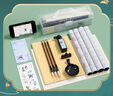 得力文房用品 书法套装文房四宝毛笔砚台书法工具初学者入门临摹 工具箱 东方文彩15件套开学文具 实拍图
