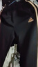 阿迪达斯 （adidas）春秋套装 儿童运动套装新款户外休闲夹克长裤两件套 黑/金 128 实拍图