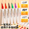 晨光（M&G）文具24色食品级易可洗马克笔安全儿童三角杆双头水性彩笔荧光笔学生绘画涂鸦生日礼物APMT4232美育 实拍图