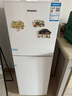 HYUNDAI（韩国现代）小冰箱迷你小型家用冷藏冷冻宿舍出租房办公室双开门二门电冰箱节能省电 118L白【行业热卖+店铺热卖】 实拍图
