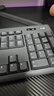 罗技（Logitech）MK275 键鼠套装 无线键鼠套装 办公键鼠套装 全尺寸 商务键鼠套装 带无线2.4G接收器 黑蓝色 实拍图