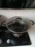 苏泊尔（SUPOR）炒锅双耳炒锅铁锅深型平底无涂层铸铁炒锅燃气电磁炉通用加深加大 34CM(适合3~7人)  34cm 实拍图