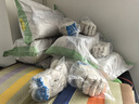 工品星劳保手套棉纱线手套耐磨防滑透气劳工工地工作干活汽修加密蓝边100付 实拍图