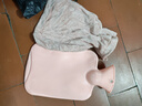 热水袋暖水袋注水大姨妈热敷暖肚子灌水暖手宝冲水暖手袋大号暖脚 樱花粉1000ml【配超柔布套】 实拍图