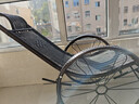 梦忆笙 藤椅摇摇椅阳台家用休闲躺椅大人老人午休藤编小户型单人椅子 【高端】双轮-咖啡 实拍图