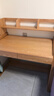 源氏木语儿童升降实木学习桌北欧写字桌家用【橡木书桌1.0m+矮上架】 实拍图