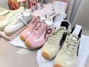 他她（TATA）女鞋2026年秋季新款德训鞋加绒阿甘鞋运动鞋子GTX01CM5 杏/米白/黑 38 实拍图