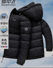 雪中飞90绒轻薄羽绒服男女同款连帽时尚休闲秋冬保暖情侣外套男180 实拍图