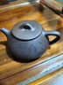 藏壶天下宜兴紫砂壶纯手工刻绘茶壶石瓢壶家用功夫泡茶壶茶具兰趣石瓢壶 兰趣石瓢（单壶） 210ml 实拍图