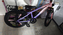 凤凰山地自行车男女变速山地车碟刹青少年儿童自行车学生单车 星际 粉紫【变速】后座+LED灯+三刀轮 22寸【适合130-170cm】 实拍图