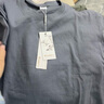 【京东直采】男士圆领短袖特级纯棉t恤短袖女服装真5折专场 白色（短袖） M （95-110） 实拍图